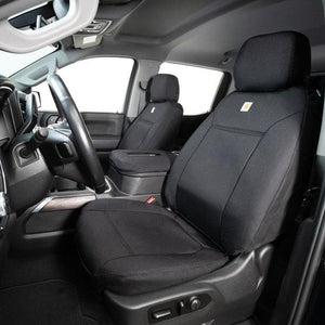 Covercraft Carhartt Super Dux PrecisionFit Custom Front Row Seat Covers Black 21-25 Ford Bronco Sport | GTF4273ABCOBK
