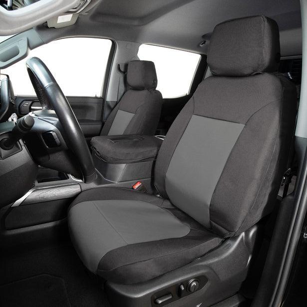 Covercraft Endura Custom Seat Covers Silver/Charcoal 1st Row 21-25 Ford Bronco | GTF4318ABENSC