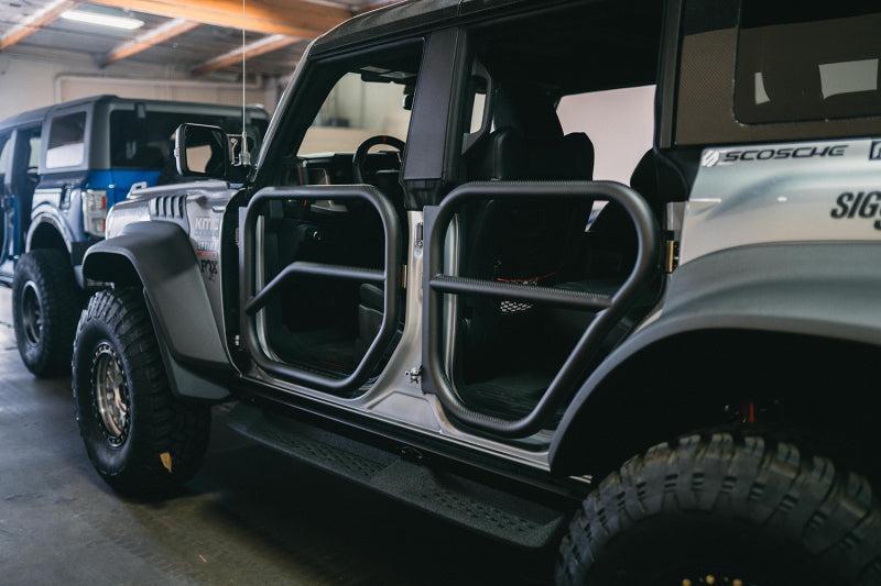 (freight)Anderson Composites Carbon Fiber Tube Doors 2021-2023 Ford Bronco 4DR (Front & Rear) | AC-TD21FDBR4D