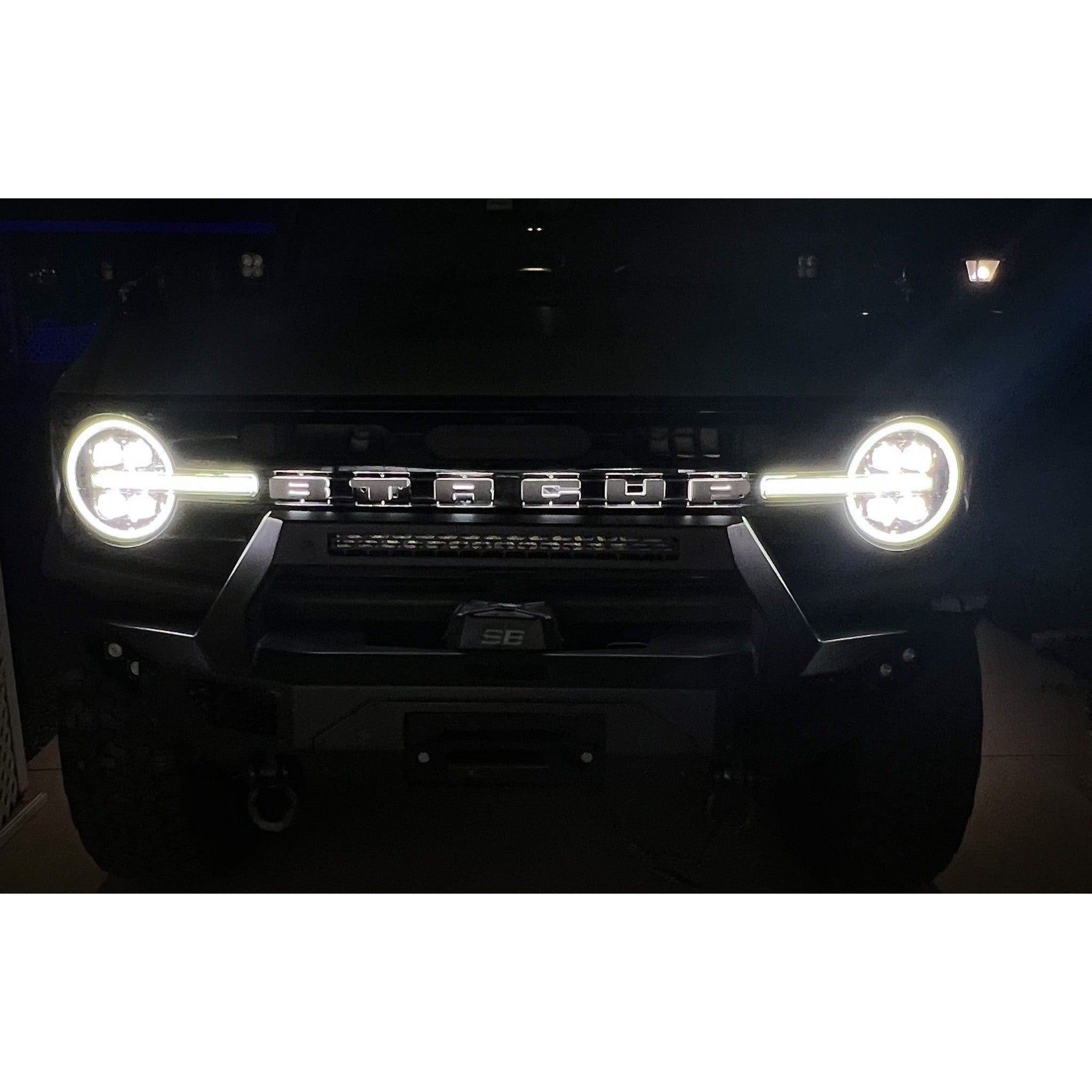 AlphaRex NOVA-Series LED Projector Headlights | 2021+ Ford Bronco - Alpha-Black | 880259