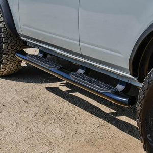 Westin PRO TRAXX 5 Oval Nerf Step Bars - Textured Black for 2021+ Ford Bronco 4-Door | wes21-54195