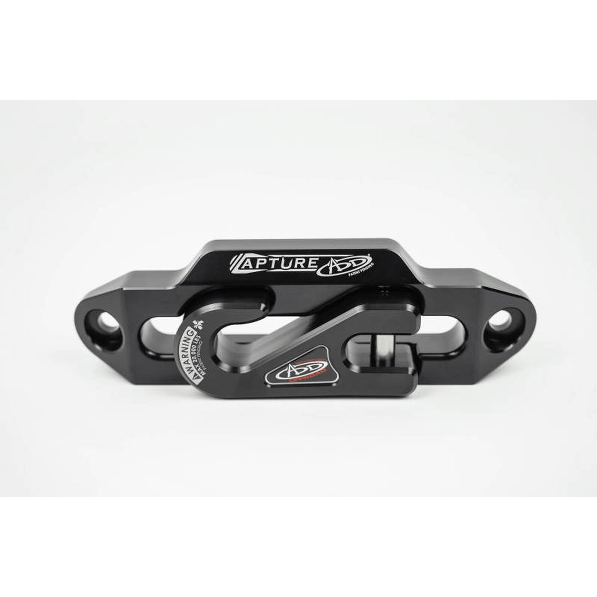 Addictive Desert Designs 1-5/16in Winch Fairlead Plate w/ Recessed Round End Hook - Black | AC99157590NA