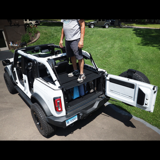 EZ4x4 Extreme EZTrunk Folding Trunk Cargo Storage Security for 2021+ Ford Bronco 4 Door