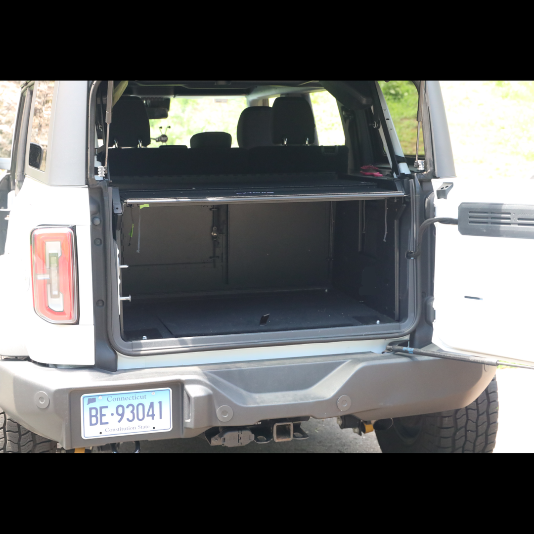 EZ4x4 Extreme EZTrunk Folding Trunk Cargo Storage Security for 2021+ Ford Bronco 4 Door