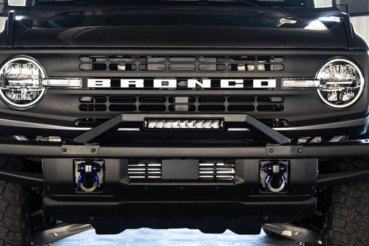 DV8 Offroad Factory Modular Front Bumper Bull Bar for 2021+ Ford Bronco | dveLBBR-04