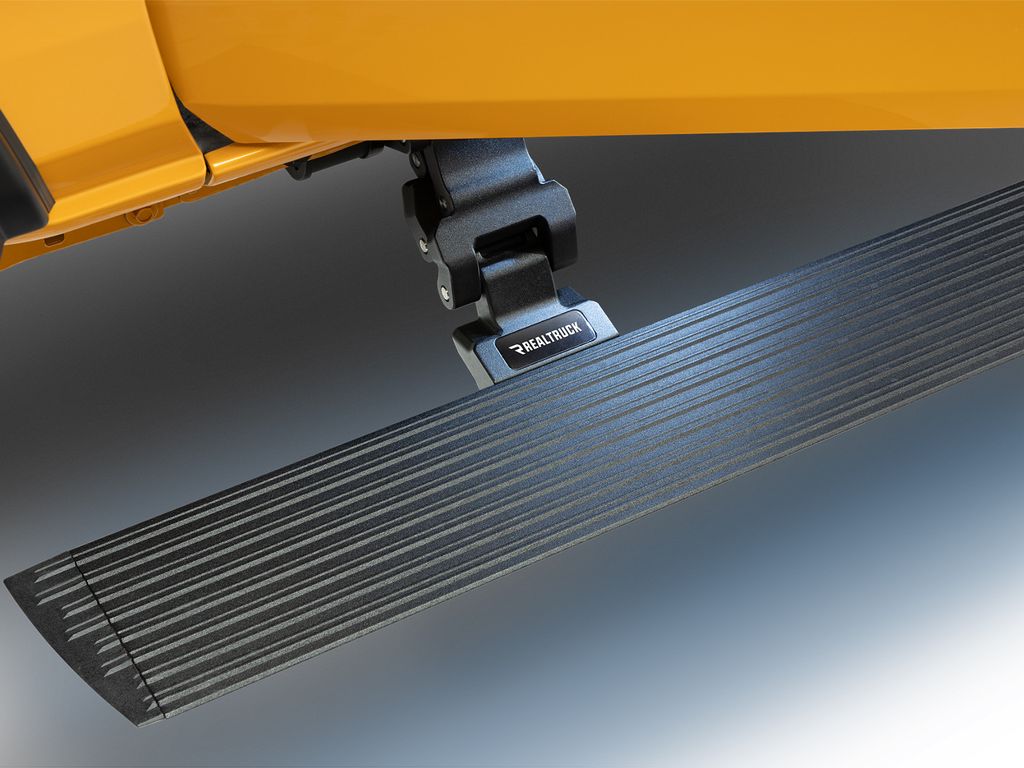 RealTruck VoltStep Electric Running Board Kit No Drill Black 21-25 Ford Bronco 4dr | 20412974PC