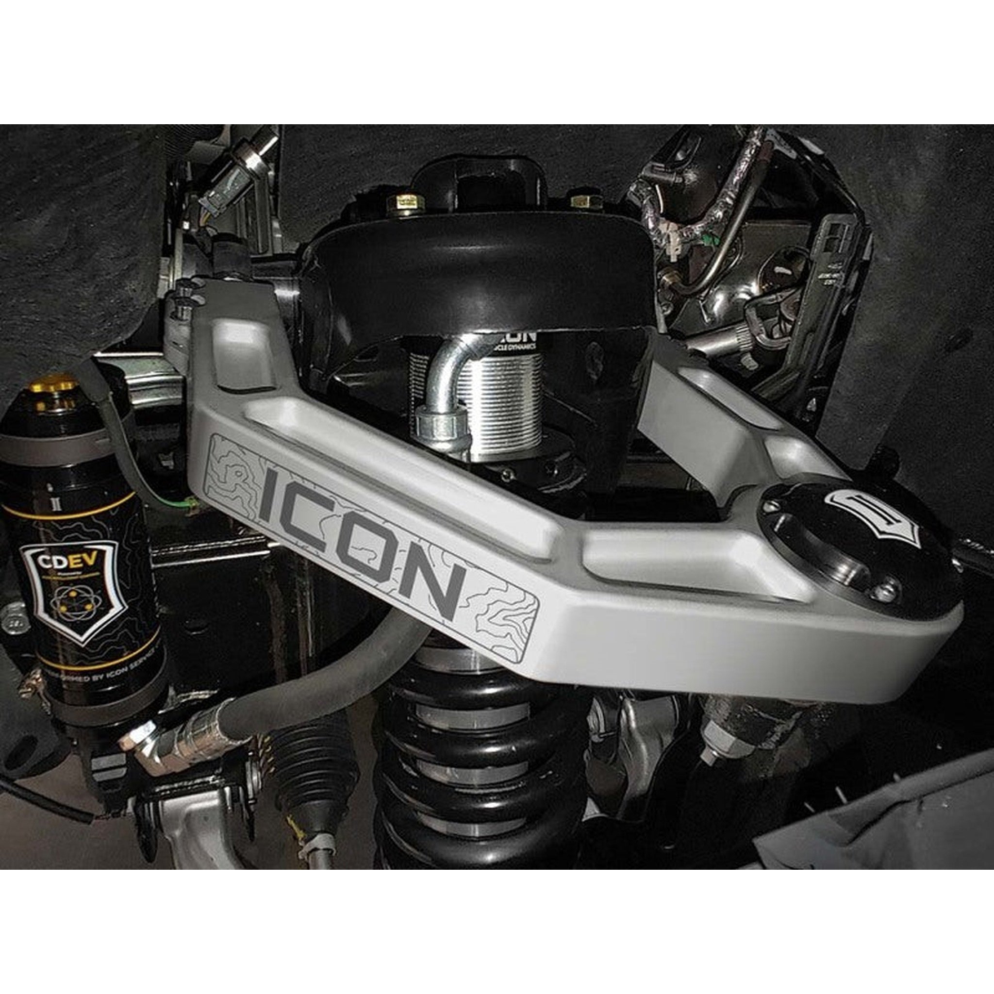 ICON Billet Upper Control Arm Delta Joint Kit for 2021+ Ford Bronco | ico48500DJ