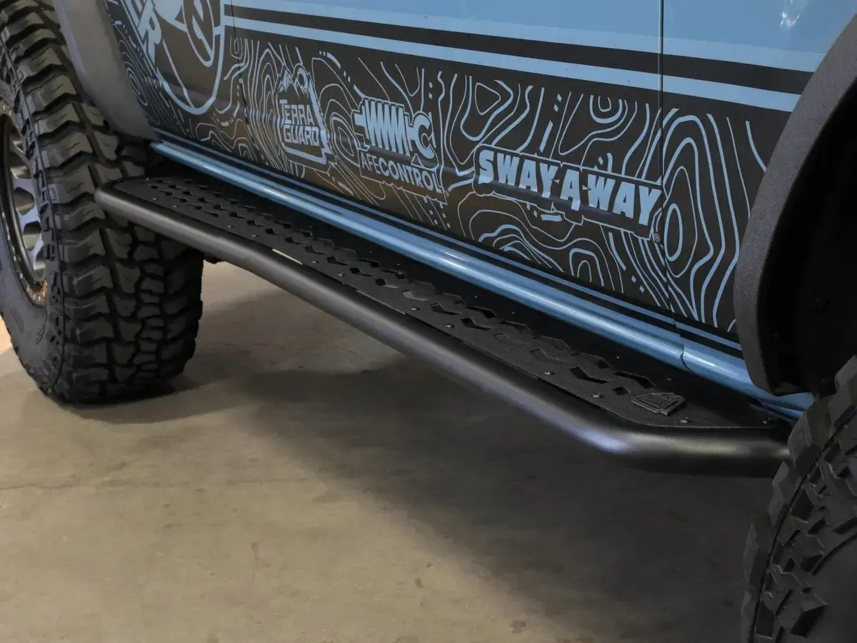 aFe Terra Guard Off-Road Sliders for 21-25 Ford Bronco (4 Door) | 79-27014