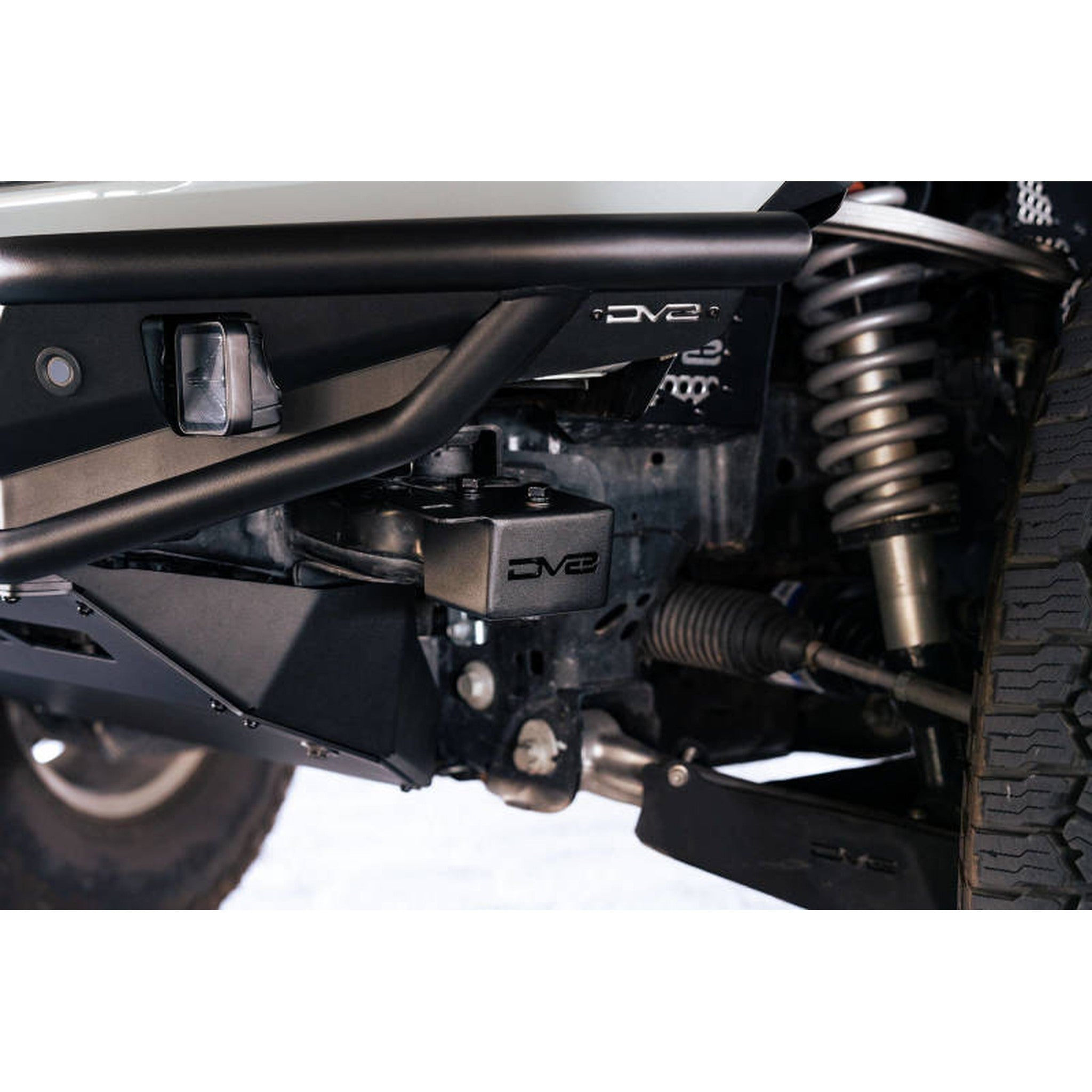 DV8 Offroad Crash Bar Caps w/ Accessory Mount for 2021+ Ford Bronco | dveLBBR-07