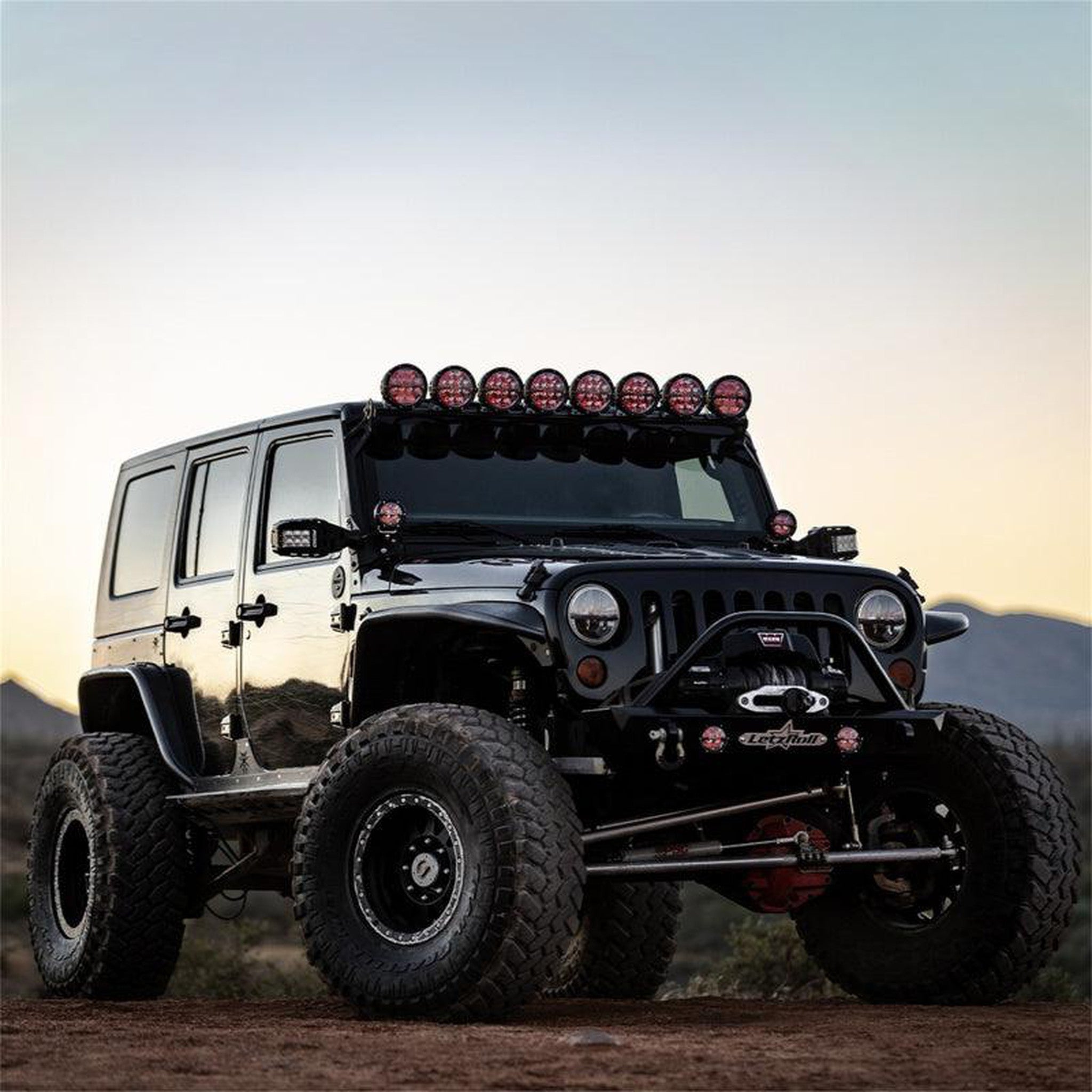 Rigid Industries 360-Series 6in Light Covers - Black (Pair) | rig363665