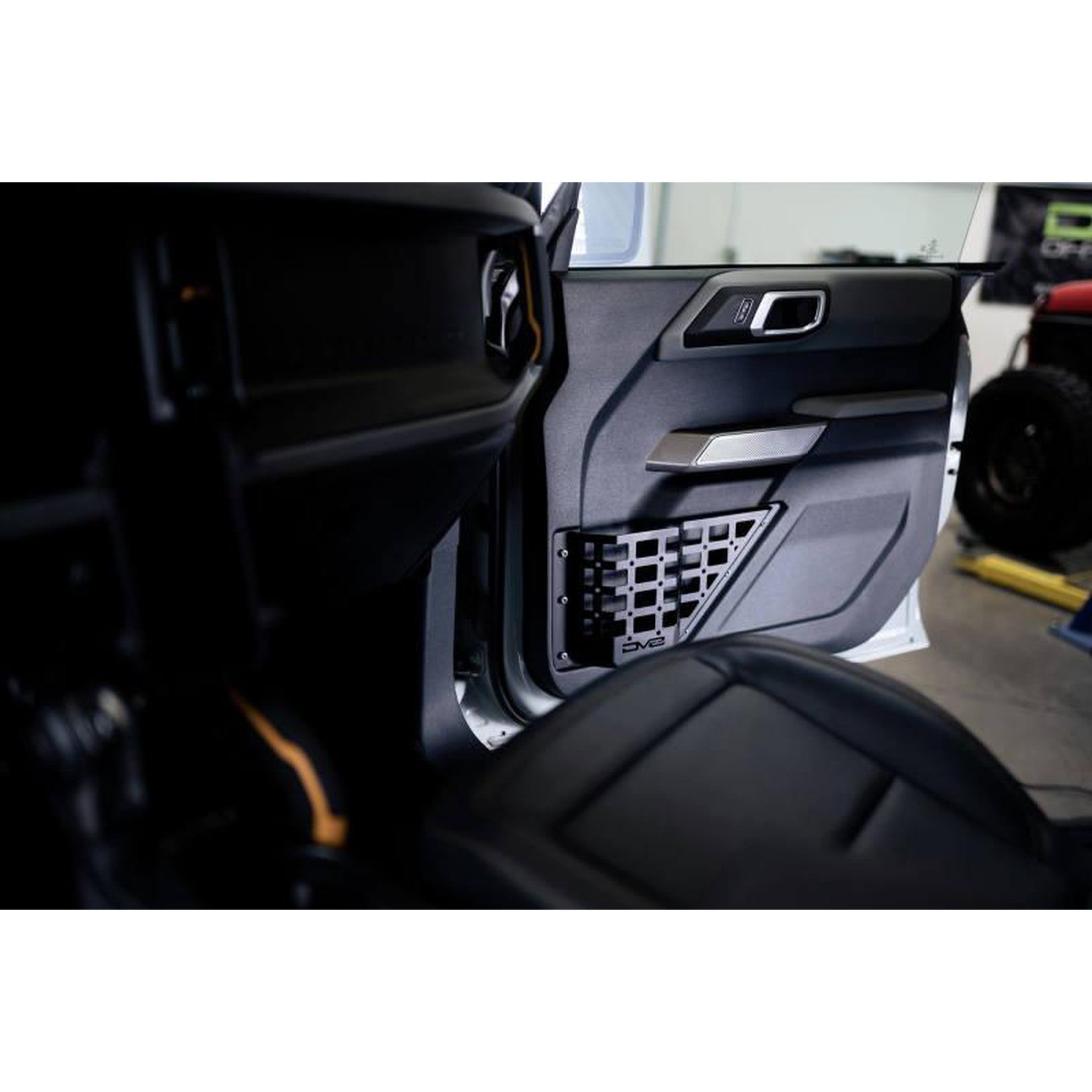 DV8 Offroad Front Door Pocket Molle Panels for 2021+ Ford Bronco | dveMPBR-05