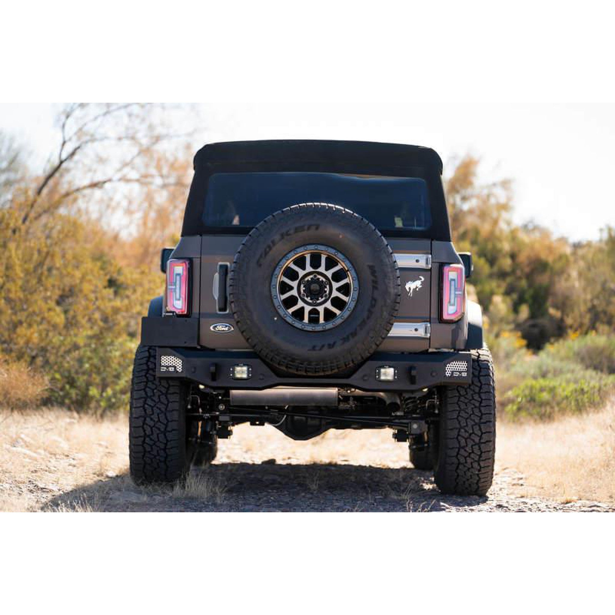 DV8 Offroad MTO Series Rear Bumper for 2021+ Ford Bronco | dveRBBR-01