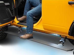 RealTruck VoltStep Electric Running Board Kit No Drill Black 21-25 Ford Bronco 4dr | 20412974PC