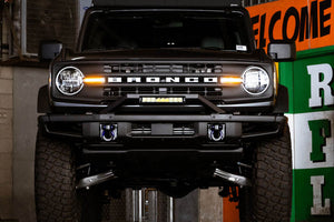 DV8 Offroad Factory Modular Front Bumper Bull Bar for 2021+ Ford Bronco | dveLBBR-04