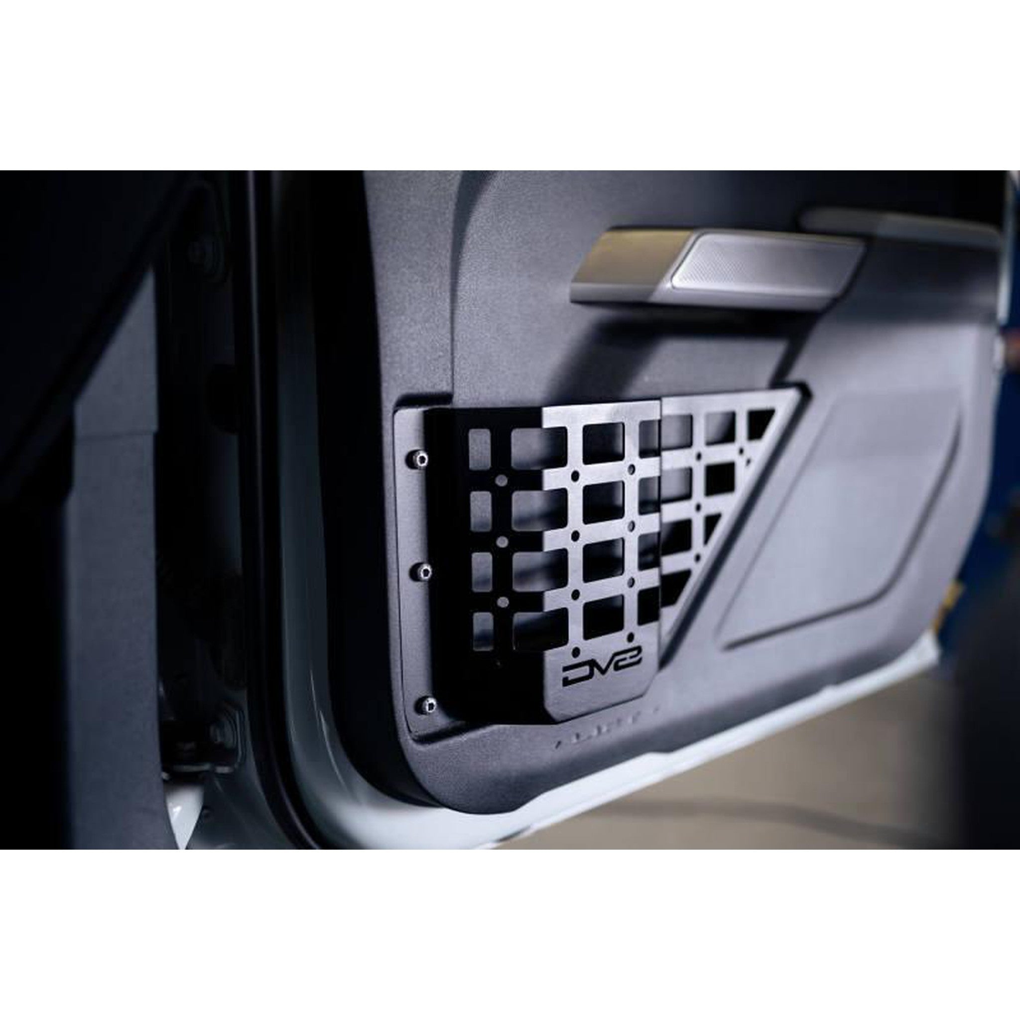 DV8 Offroad Front Door Pocket Molle Panels for 2021+ Ford Bronco | dveMPBR-05