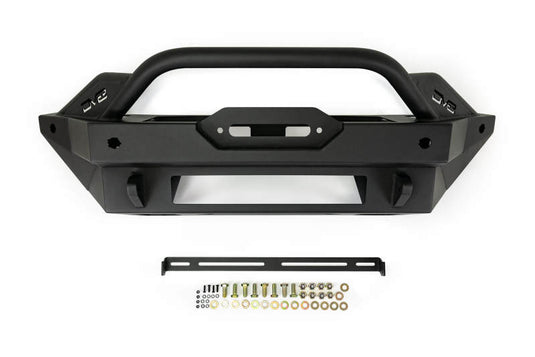 DV8 Offroad FS-15 Series Modular Front Bumper Winch Ready w/ Auxiliary Light Mounts for 2021+ Ford Bronco | dveFBBR-02
