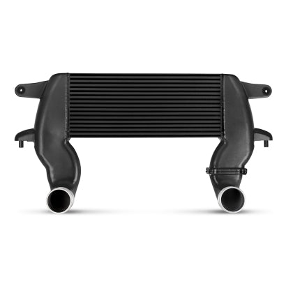 Mishimoto High-Mount Intercooler Kit, fits 2021-2024 Ford Bronco 2.3L (Black Intercooler, Polished Pipes) | MMINT-BR23-21HKBKP