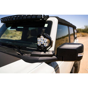 DV8 Offroad A-Pillar Pod Light Mounts for 2021+ Ford Bronco | dveLBBR-02