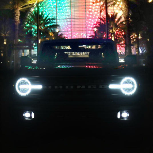 AlphaRex NOVA-Series LED Projector Headlights for 2021+ Ford Bronco- Black | arx880260