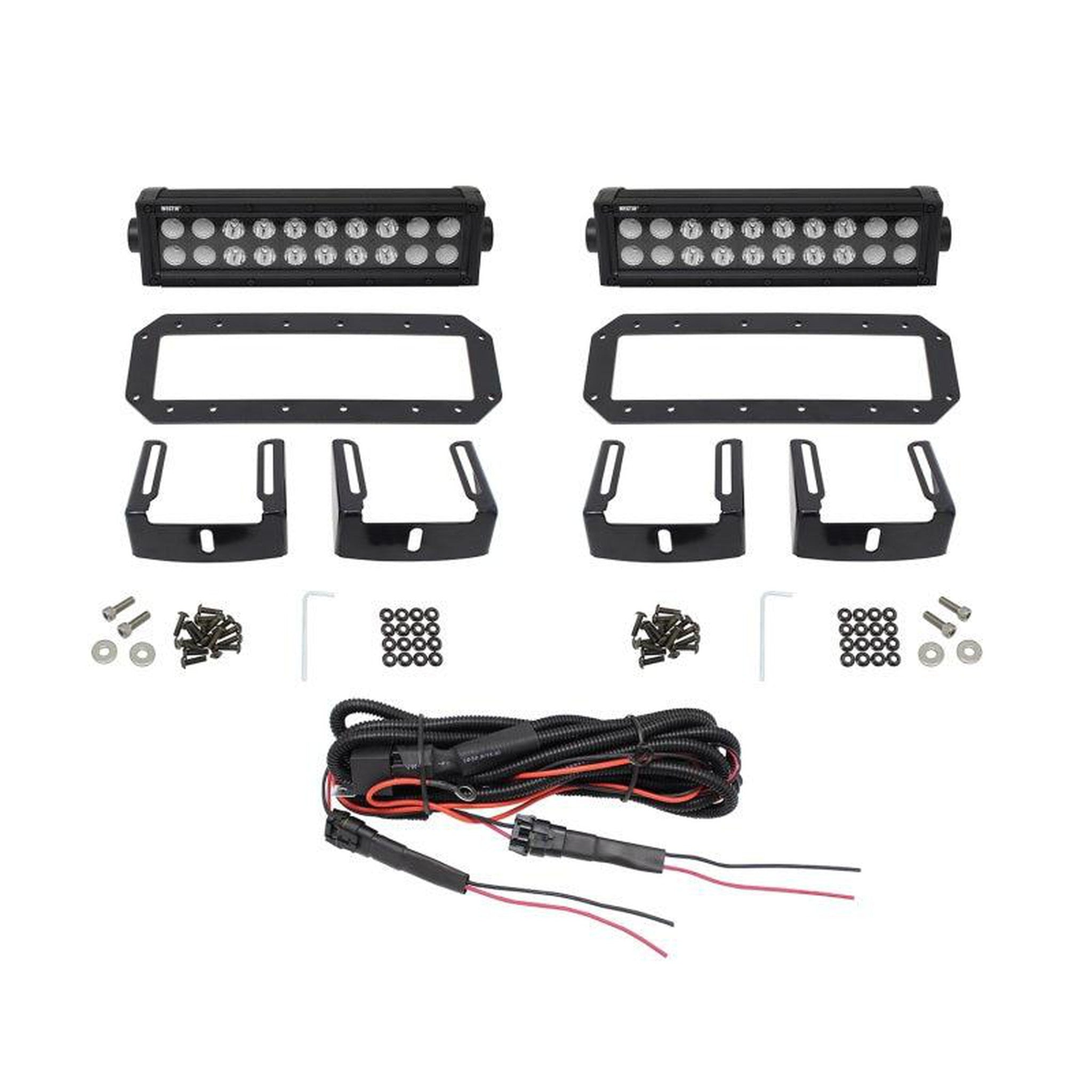 Westin HDX Flush Mount B-FORCE LED Light Kit (Set of 2) w/wiring harness | wes57-0035