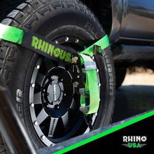 Rhino USA Lasso Straps; Basket Straps - Black | LASSO-STRAPS-BLK