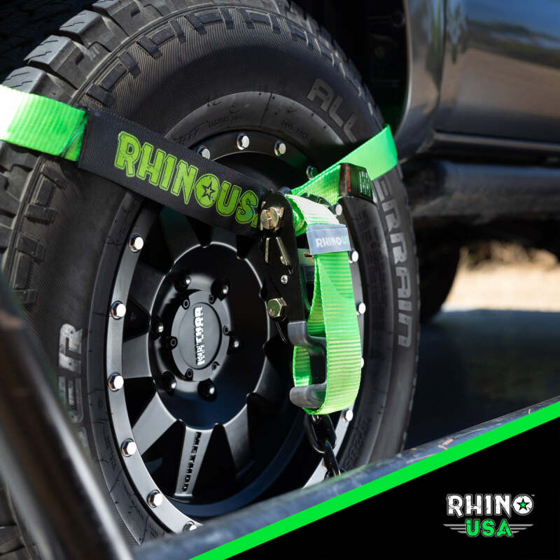 Rhino USA Lasso Straps; Basket Straps - Black | LASSO-STRAPS-BLK