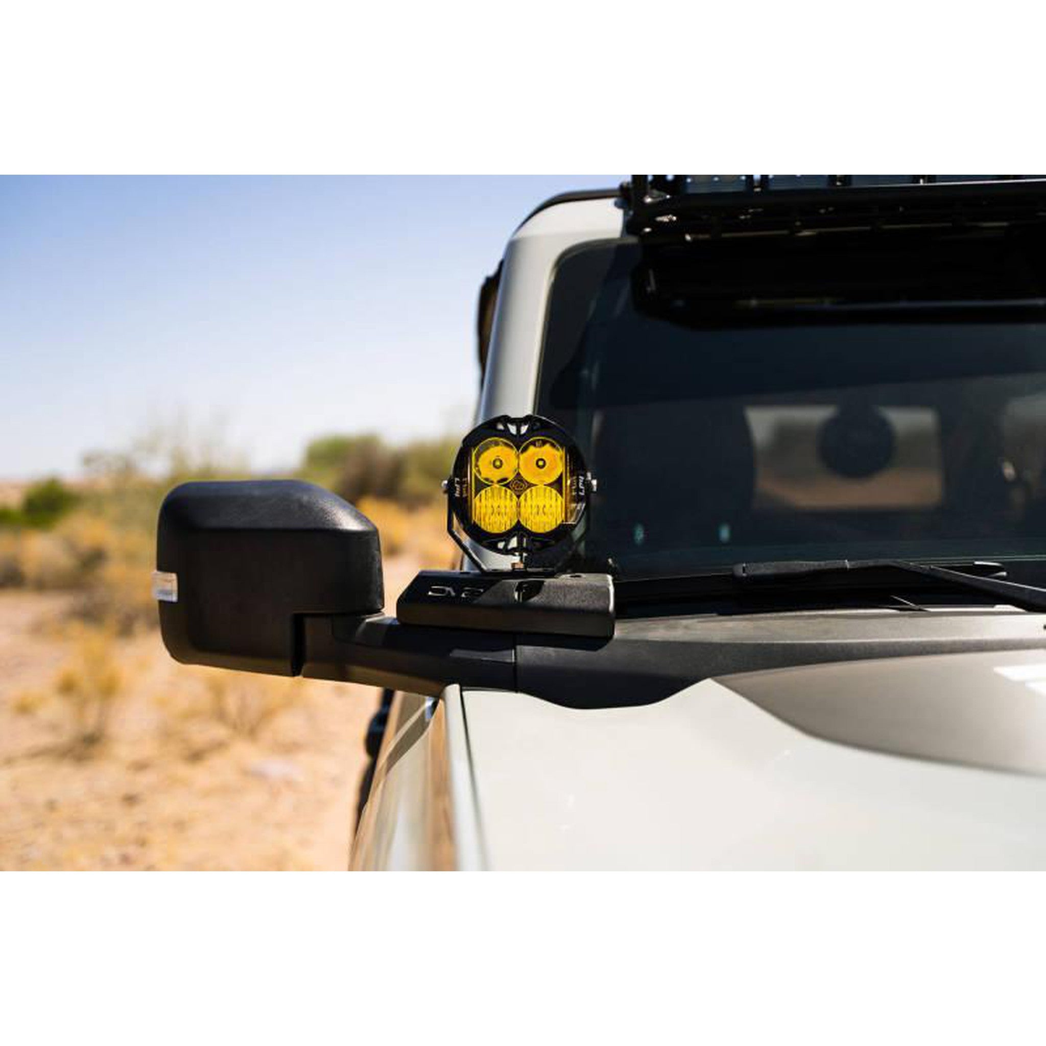DV8 Offroad A-Pillar Pod Light Mounts for 2021+ Ford Bronco | dveLBBR-02