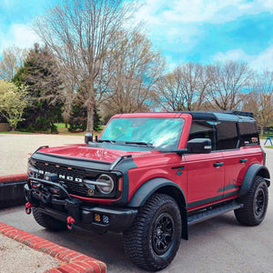 Buckle Up Off-Road Winch Mount with Bull Bar for 2021+ Ford Bronco with Modular or Capable Bumper & Raptor camera & sensor relocation included | bub6gwinchmountbar