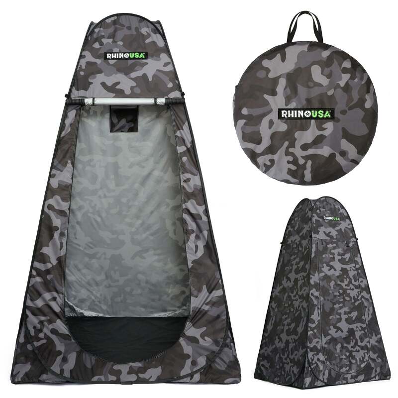 Rhino USA Popup Privacy Tent - Camo | CA-PT2X6-CAMO