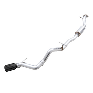 AWE Tuning 2021+ Ford Bronco 0FG Single Rear Exit Exhaust w/Diamond Black Tip & Bash Guard