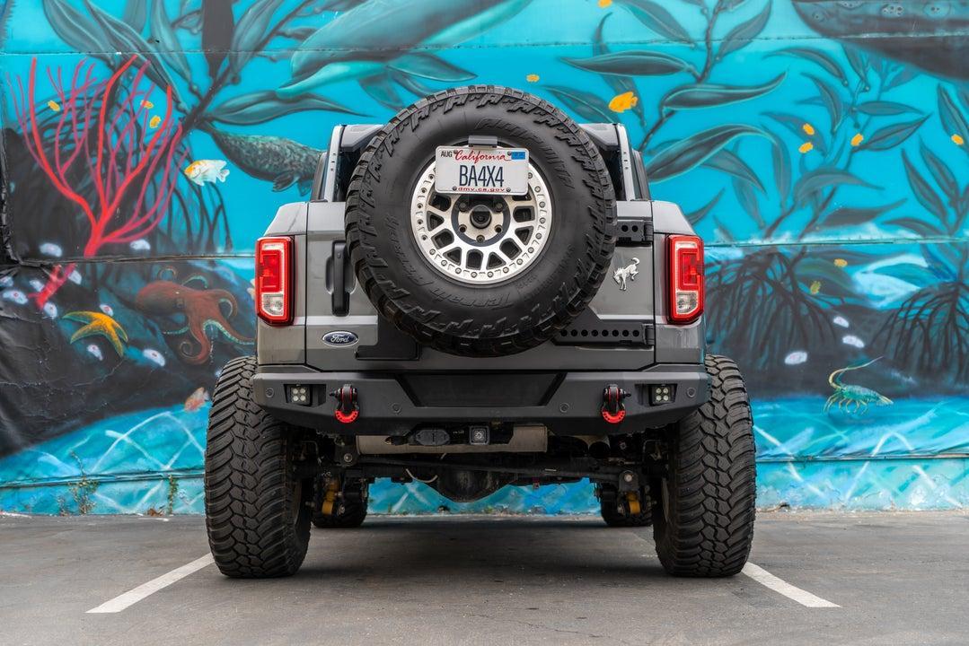 Body Armor 4x4 Tire Carrier - Black 21-24 Ford Bronco | FB-5290