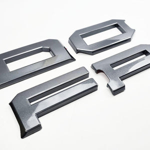 UPR Bronco Raptor Grille Replacement Letters for 2022+ Ford Bronco Raptor (Carbonized Gray)