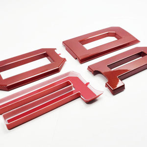UPR Bronco Raptor Grille Replacement Letters for 2022+ Ford Bronco Raptor (Hot Pepper Red)
