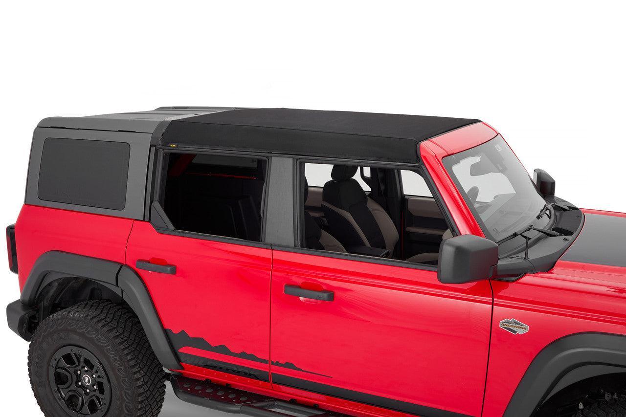 Bestop Skyrider (Black Twill) for 2021+ Ford Bronco 4 Door (Non-Raptor)