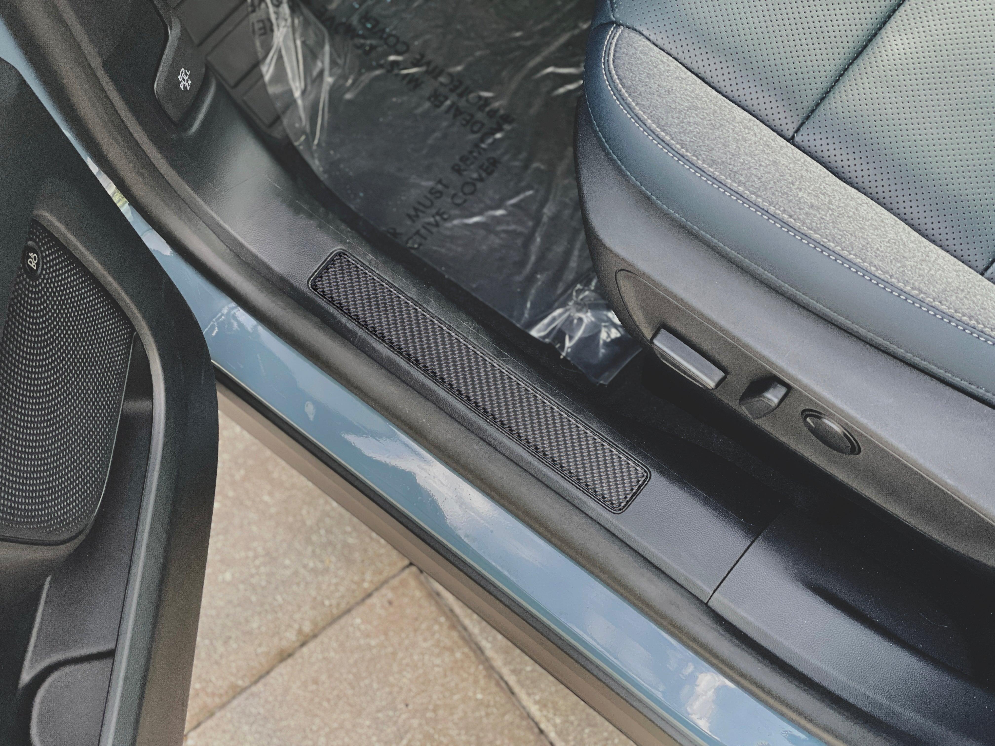 Tufskinz Front Door Sill Accent Overlays Fits 2021-2024 Ford Bronco Sport