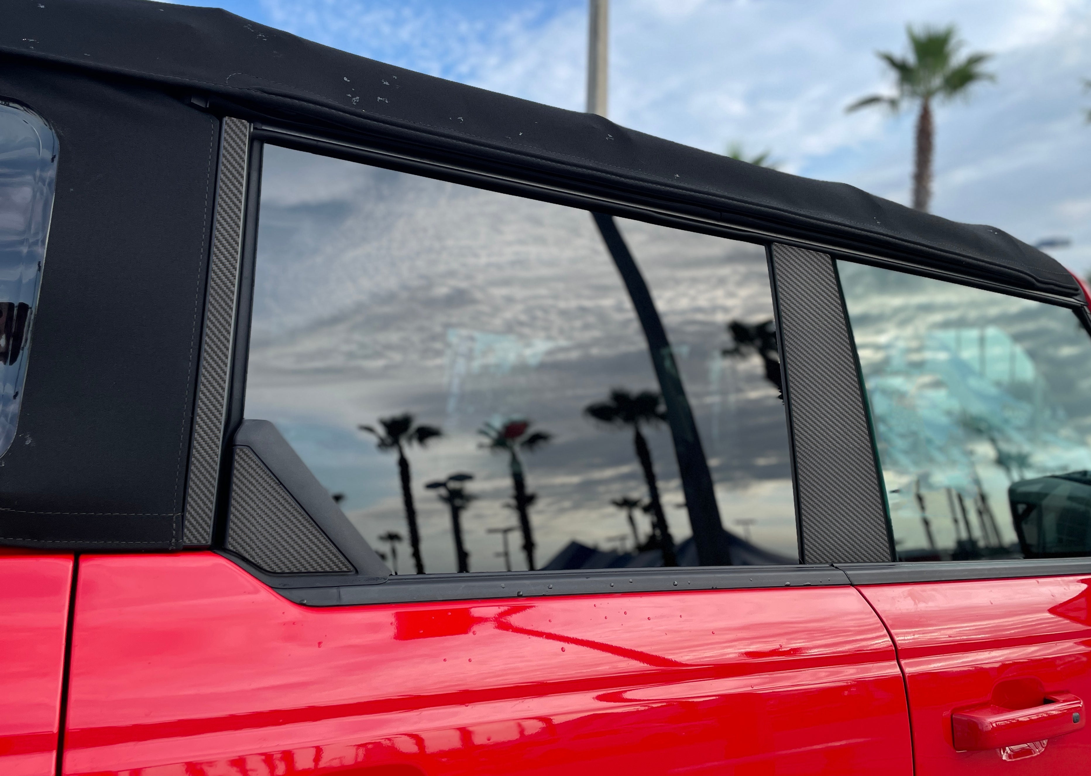 Tufskinz Door Pillar Accent Overlays Fits 2021-2025 Ford Bronco