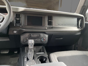 Tufskinz Center Dash Accent Overlays Fits 2021-2025 Ford Bronco