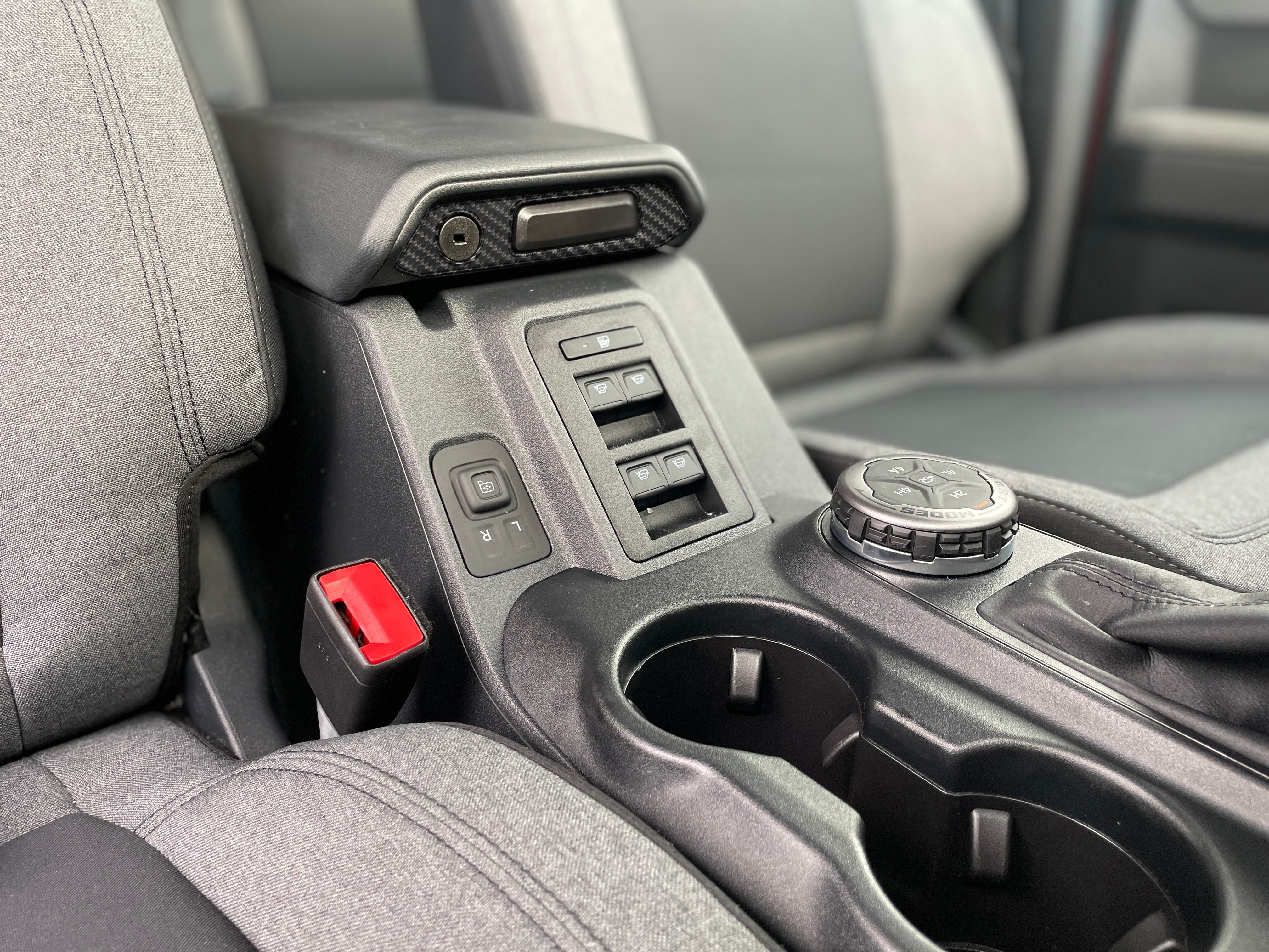 Tufskinz Center Console Latch Accent Overlay Fits 2021-2025 Ford Bronco