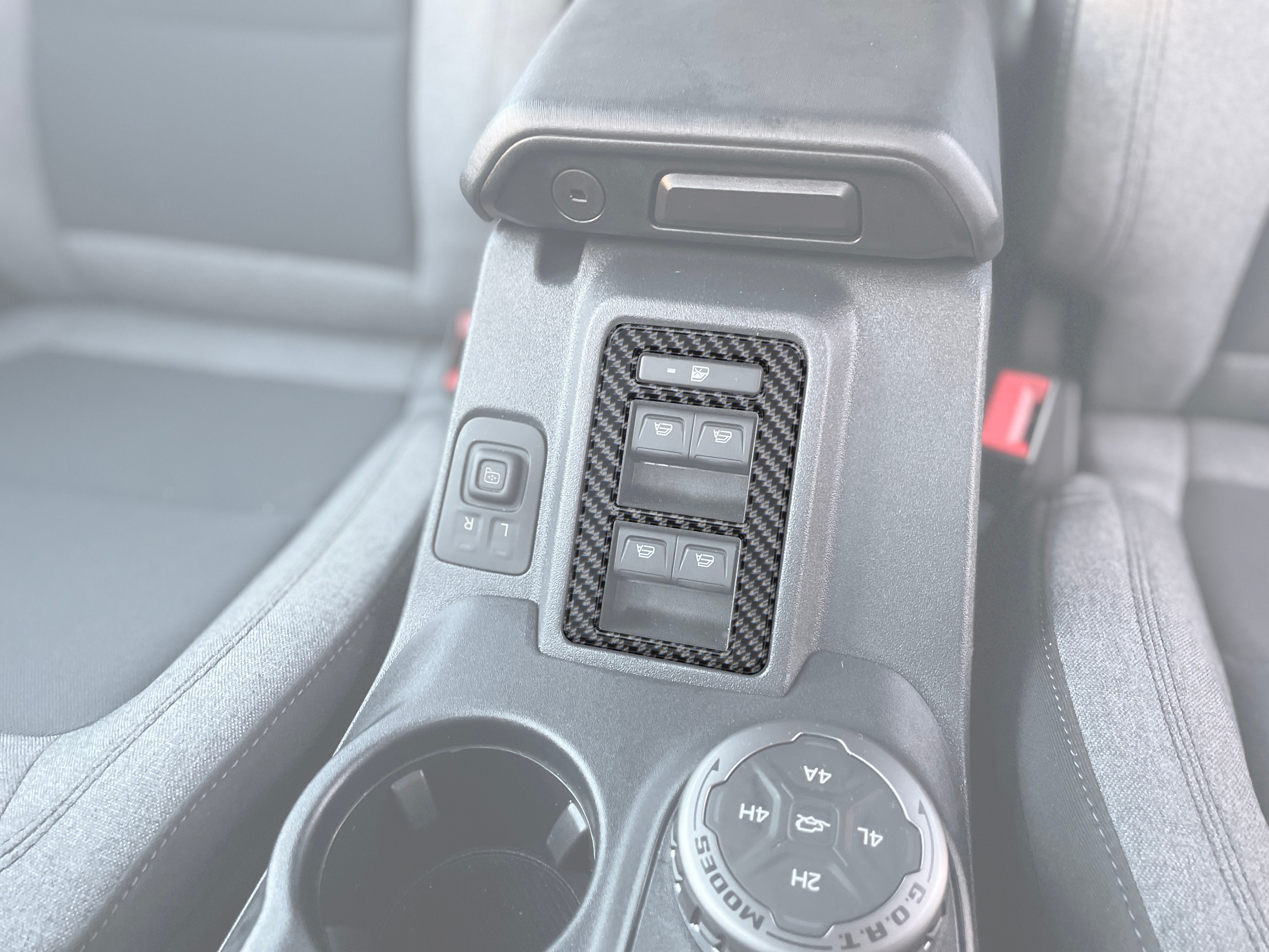 Window Control Switch Accent Overlay Fits 2021-2025 Ford Bronco