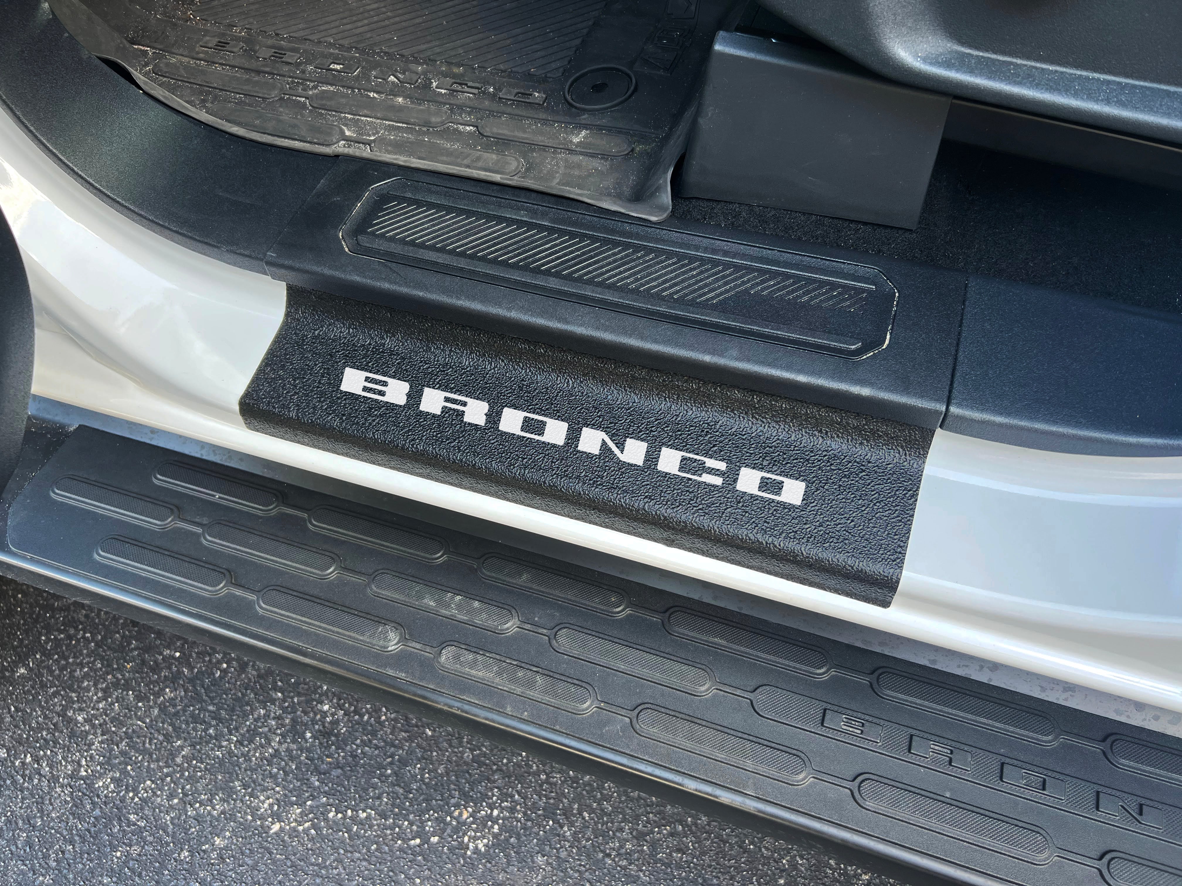 Tufskinz Door Sill Protection Overlays Fits 2021-2025 Ford Bronco