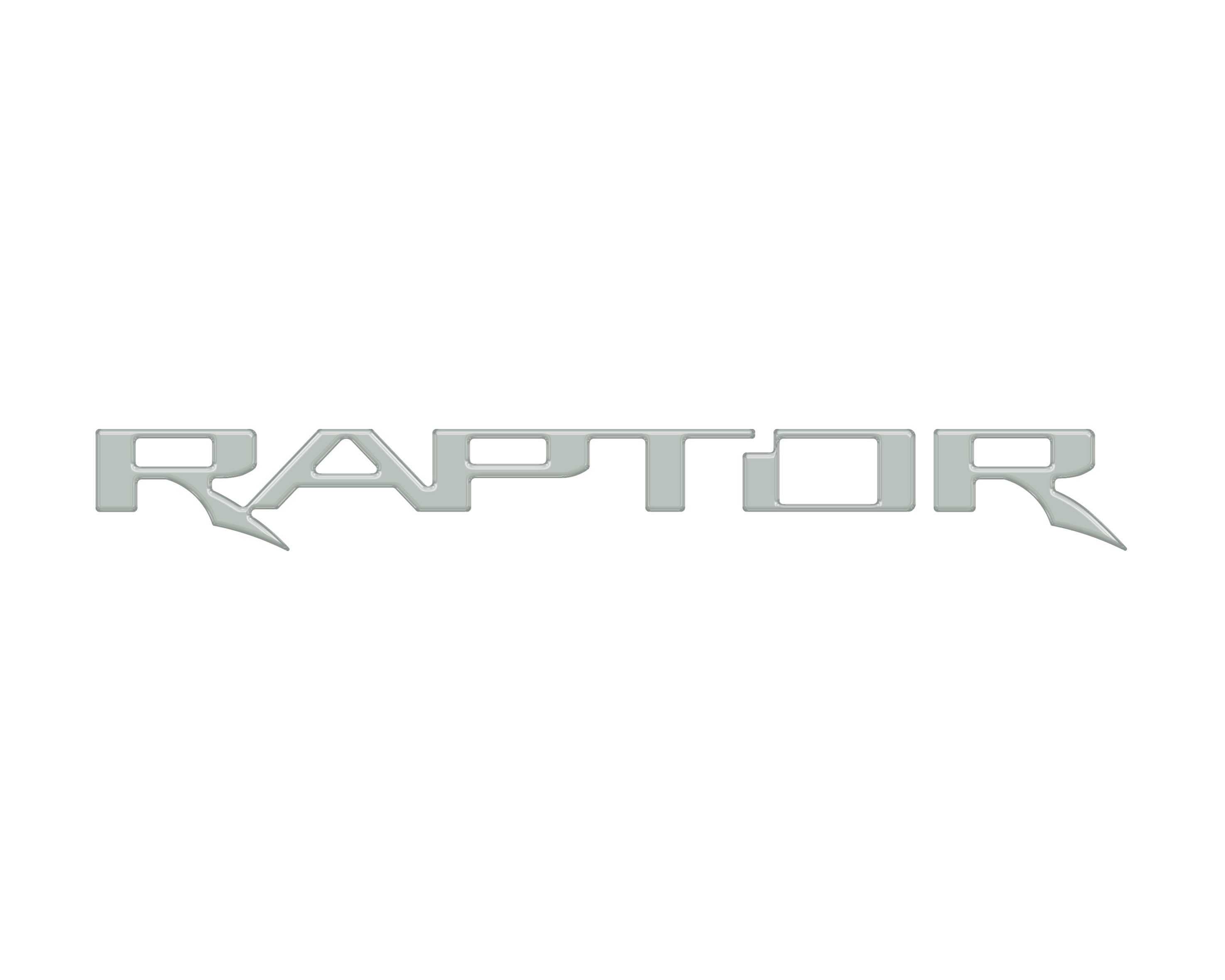 tuf-BRO067-CBO-G · Tufskinz Raptor Emblem Inserts Fits 2022-2025 Ford Bronco Raptor- Cyber Orange