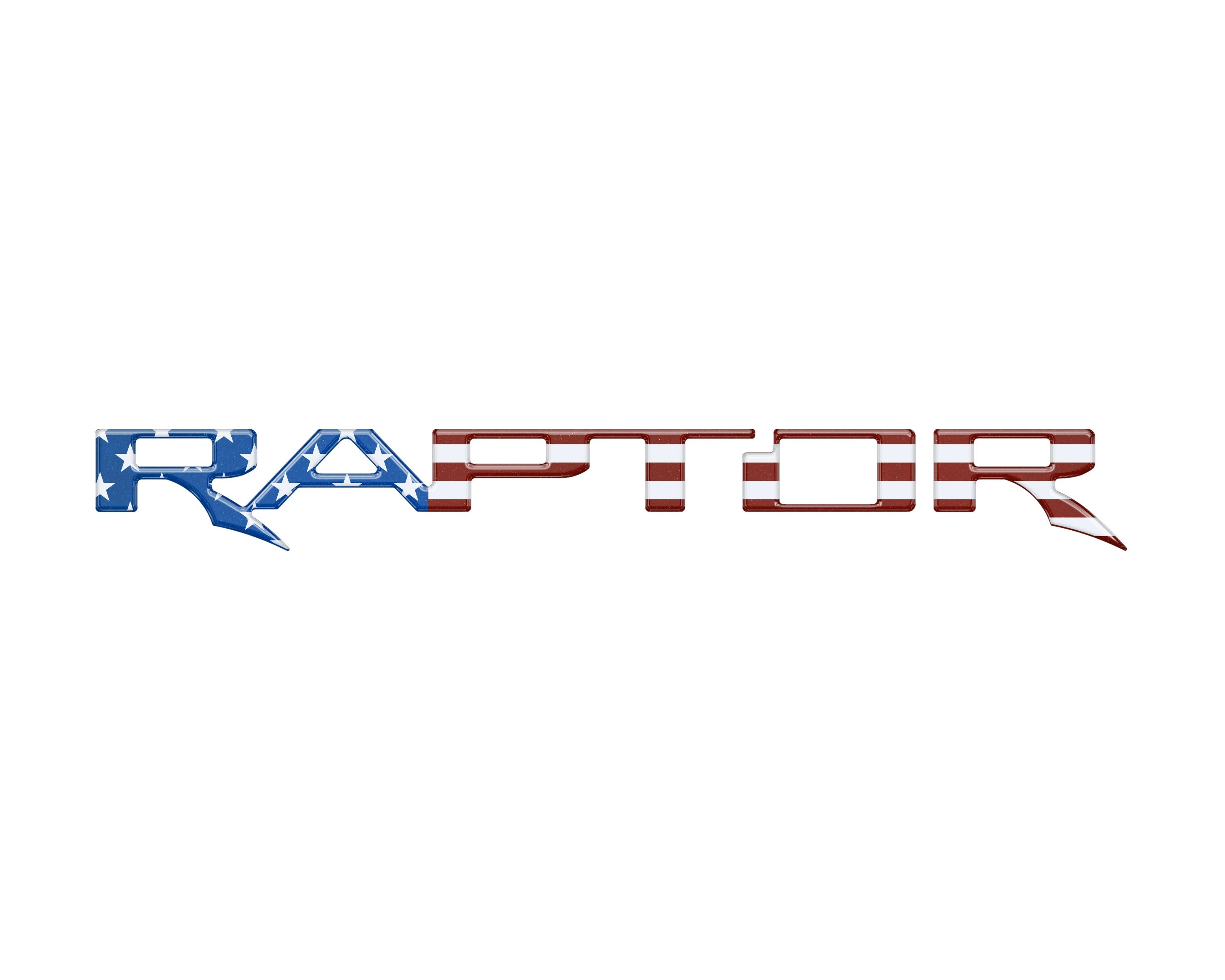 tuf-BRO067-CBO-G · Tufskinz Raptor Emblem Inserts Fits 2022-2025 Ford Bronco Raptor- Cyber Orange