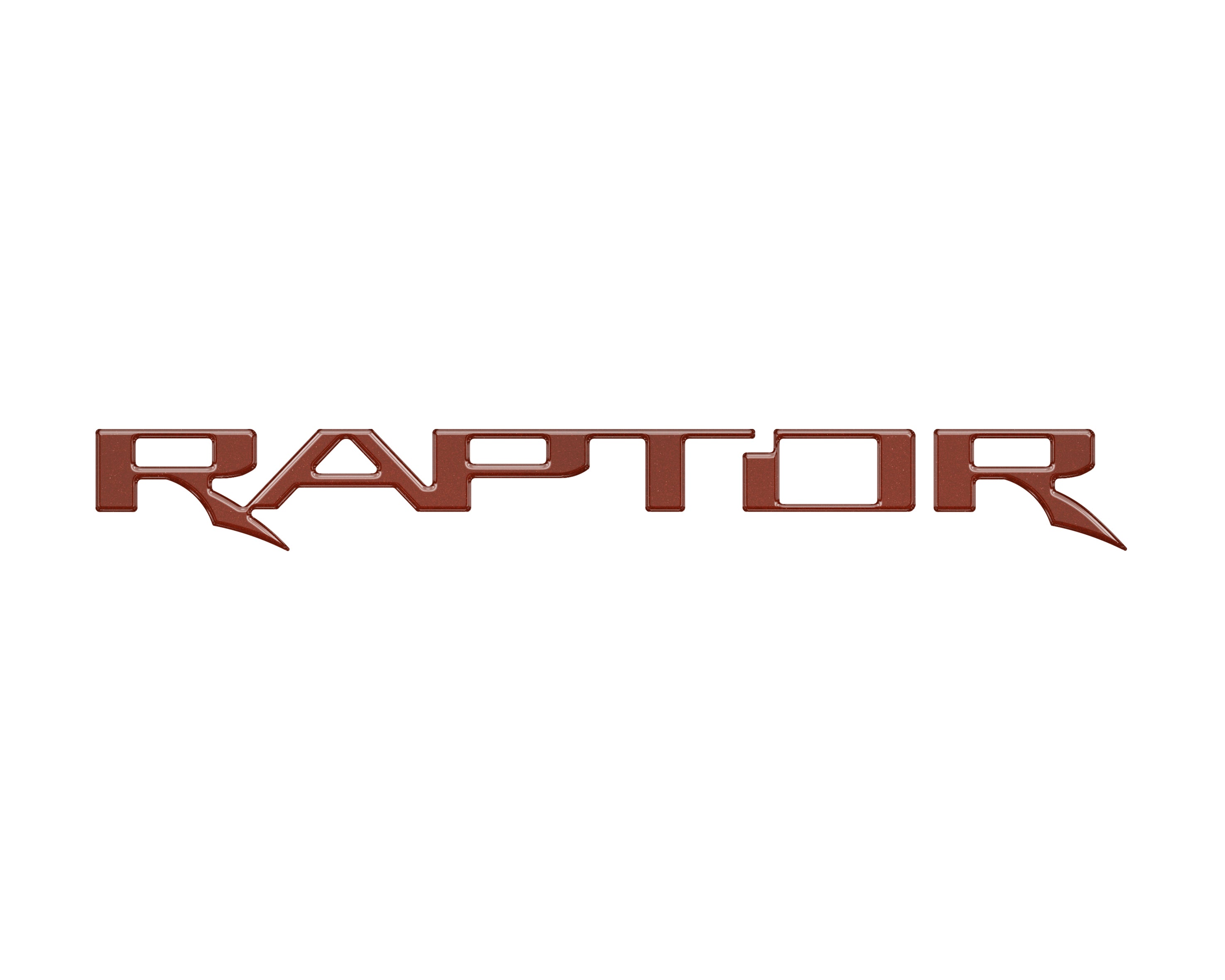 tuf-BRO067-CBO-G · Tufskinz Raptor Emblem Inserts Fits 2022-2025 Ford Bronco Raptor- Cyber Orange