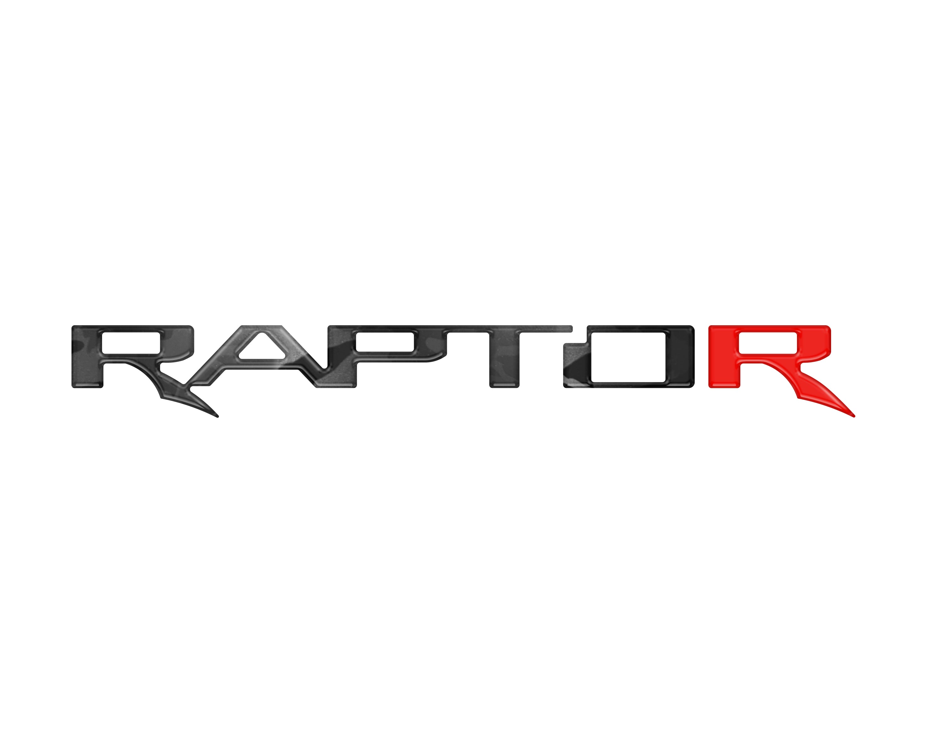 tuf-BRO067-CBO-G · Tufskinz Raptor Emblem Inserts Fits 2022-2025 Ford Bronco Raptor- Cyber Orange