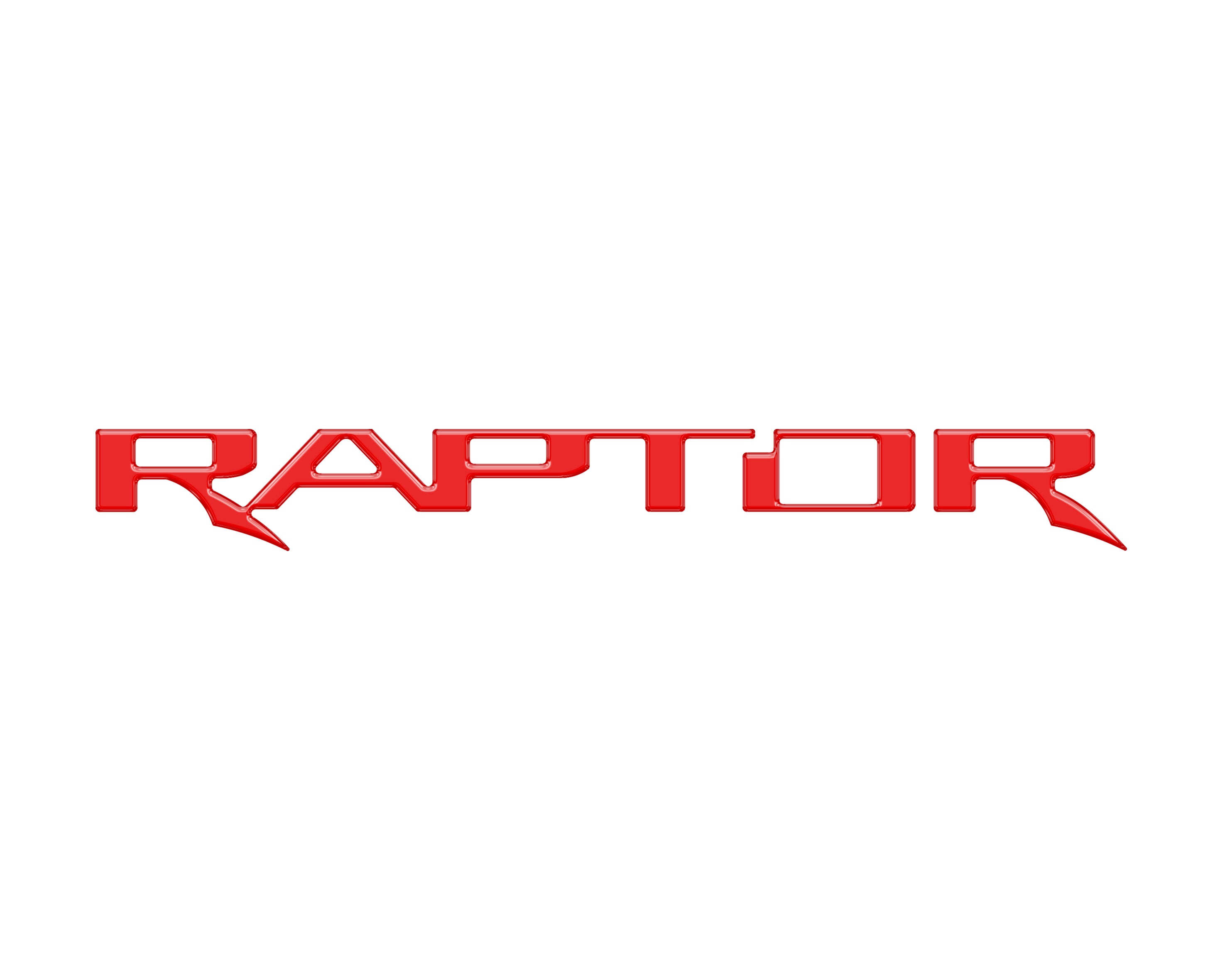 tuf-BRO067-CBO-G · Tufskinz Raptor Emblem Inserts Fits 2022-2025 Ford Bronco Raptor- Cyber Orange