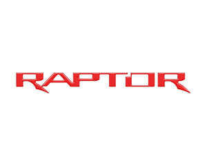 tuf-BRO067-CBO-G · Tufskinz Raptor Emblem Inserts Fits 2022-2025 Ford Bronco Raptor- Cyber Orange
