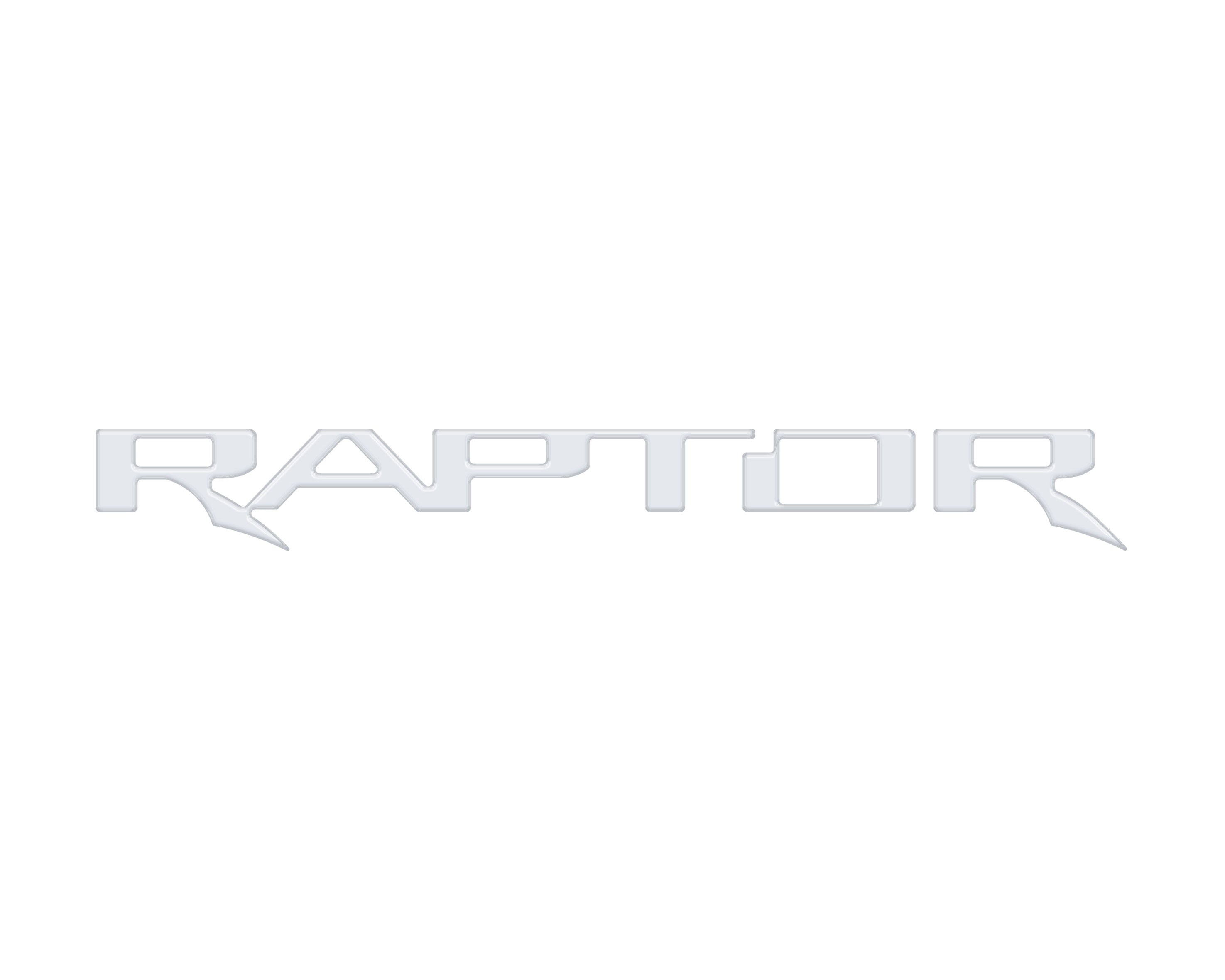 tuf-BRO067-CBO-G · Tufskinz Raptor Emblem Inserts Fits 2022-2025 Ford Bronco Raptor- Cyber Orange