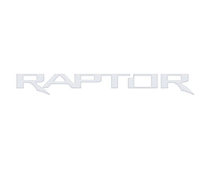 tuf-BRO067-CBO-G · Tufskinz Raptor Emblem Inserts Fits 2022-2025 Ford Bronco Raptor- Cyber Orange