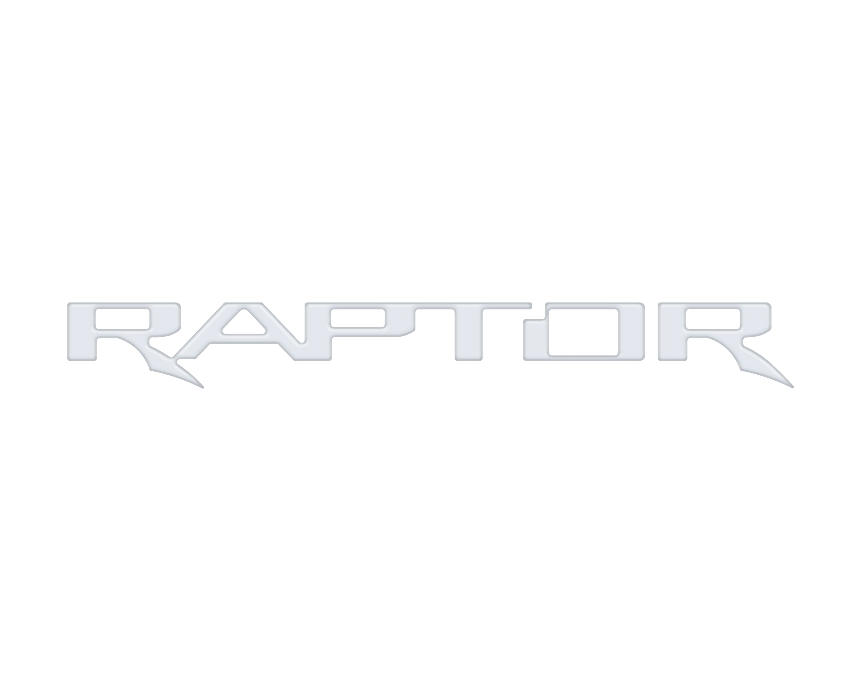 tuf-BRO067-CBO-G · Tufskinz Raptor Emblem Inserts Fits 2022-2025 Ford Bronco Raptor- Cyber Orange