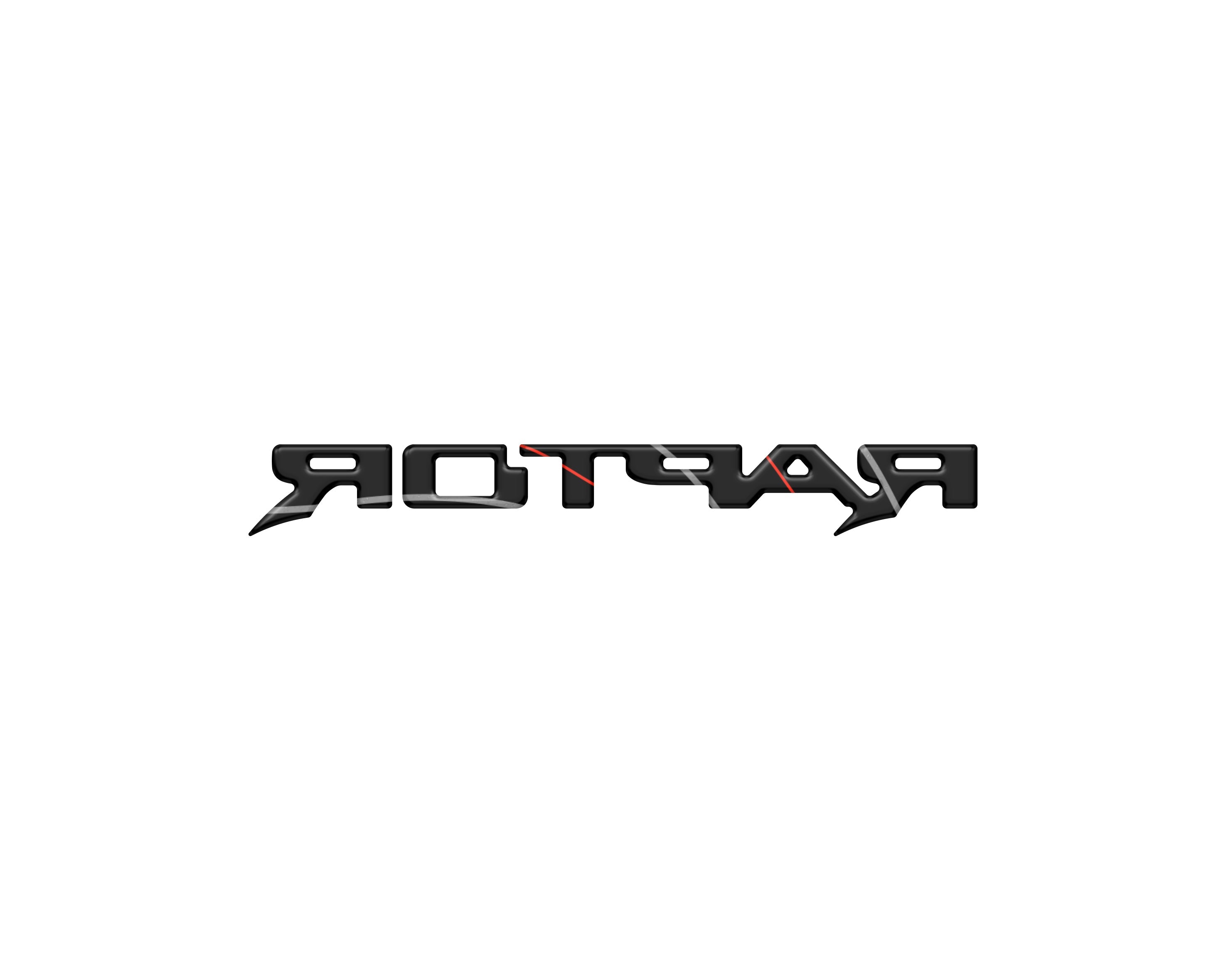 Tufskinz Raptor Third Brake Light Letter Inserts Fits 2022-2025 Ford Bronco Raptor